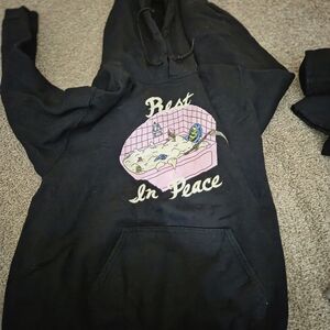 Gildan Black Hoodie with Graphic Design